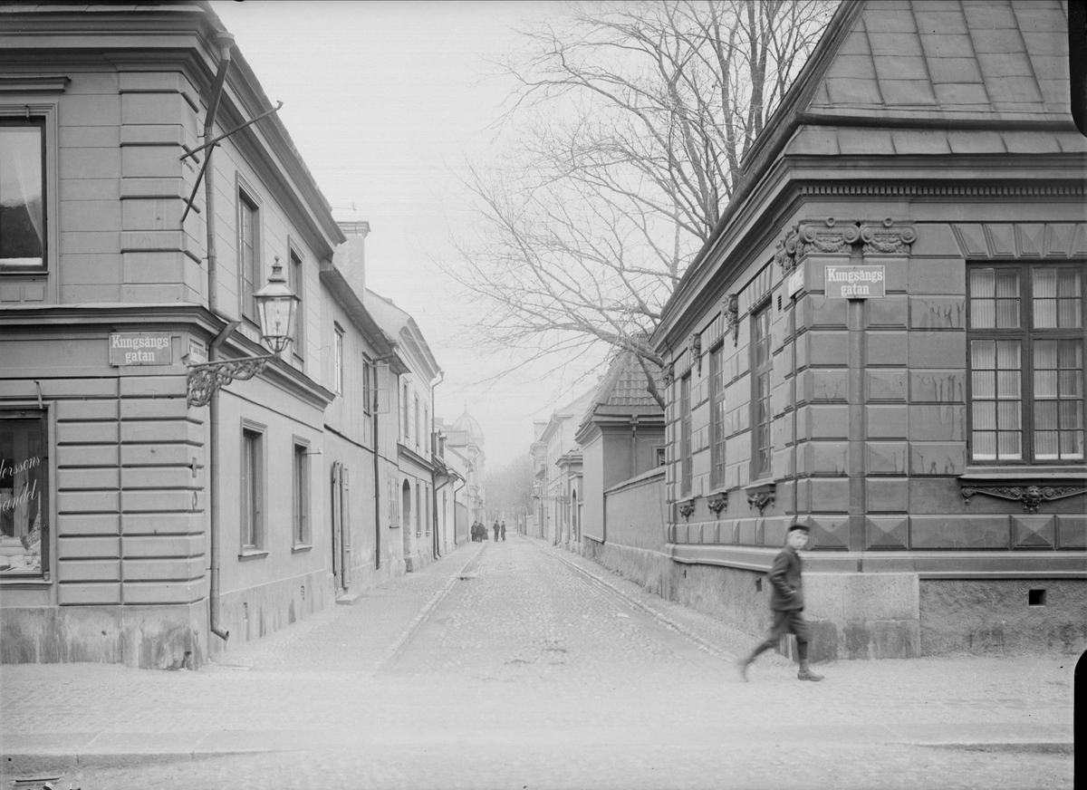 Smedsgränd - Kungsängsgatan, Uppsala 1901 - 1902