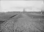 Uppsala kyrkogård från sydväst, Kåbo, Uppsala 1901 - 1902