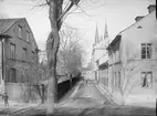 Gropgränd - Kyrkogårdsgatan, Fjärdingen, Uppsala 1901 - 1902