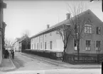 Prins Gustafs folkskolas första byggnad, Dragarbrunnsgatan - S:t Olofsgatan, kvarteret Toven, Uppsala 1901 - 1902