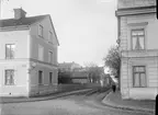 Sturegatan från Skolgatan, Luthagen, Uppsala 1908