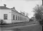 Fyrisgatan mot nordväst från Torsgatan, Lutahgen, Uppsala 1908