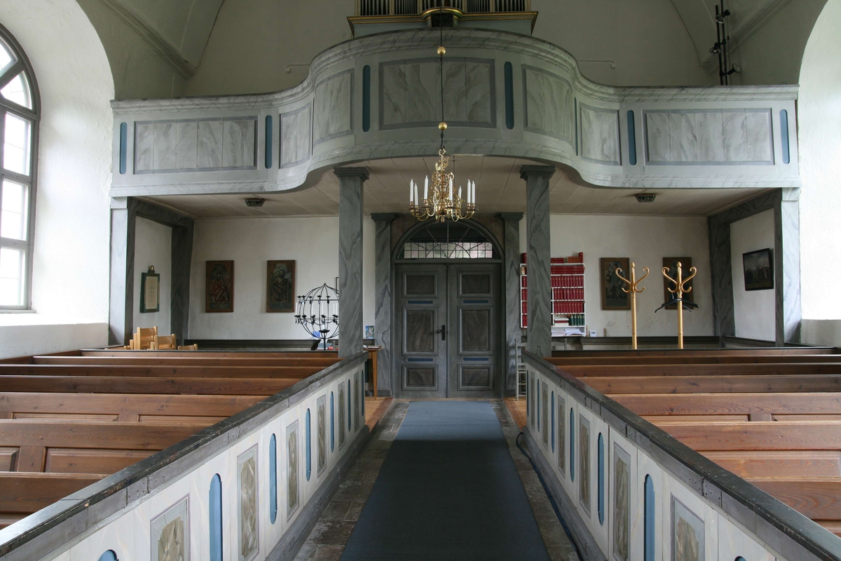 Interiör i Åkerby kyrka, Åkerby socken, Uppland 2007.