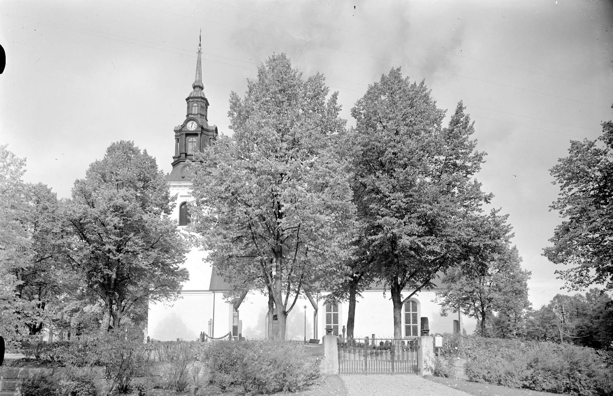 Västerlövsta kyrka, Heby, Västerlövsta socken, Uppland 1964