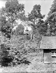 Klockstapeln vid Fröslunda kyrka, Fröslunda socken, Uppland