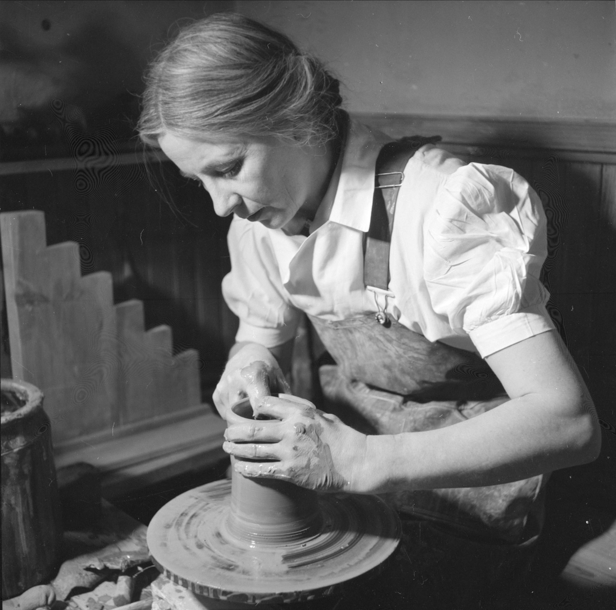 Keramikern Ingrid Triller, Tobo, Tegelsmora socken, Uppland