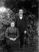 Josef Ärnströms bror och svägerska, Albert och Maja Ärnström, Uppsala 1910