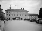 Gillbergska huset, Fyristorg, Uppsala innan invigningen av Genomfarten i augusti 1935