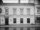 Möbelaffären P A Wahlunds Eftr, Kungsgatan 51, kvarteret Sala, Uppsala 1935