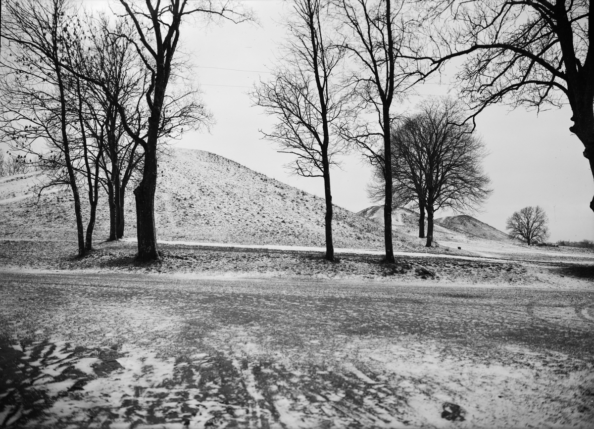 Gamla Uppsala högar, Gamla Uppsala 1935