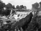 Vattenfallet i Fyrisån vid Ulva kvarn, Bälinge socken, Uppland 1934