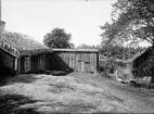 Gårdsmiljö - Nyberg, Nyby, Börje socken, Uppland 1935