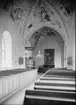 Interiör i Vänge kyrka, Uppland 1935