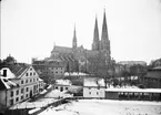 Akademikvarnen och Uppsala domkyrka mars 1941