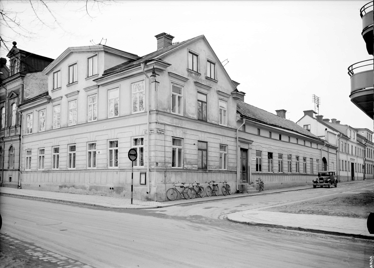 Östra Ågatan - Vretgränd, kvarteret Bryggaren, Uppsala 1937