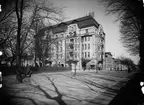 Rappska huset, kvarteret Hervor, Sysslomansgatan - Skolgatan, Uppsala juli 1937