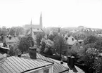 Stadsvy med Uppsala domkyrka