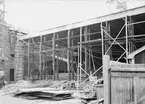 Centralbadets simhall under byggnation, Östra Ågatan, Uppsala december 1940