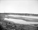 Dalälven vid Älvkarleby, Älvkarleby socken, Uppland i september 1916