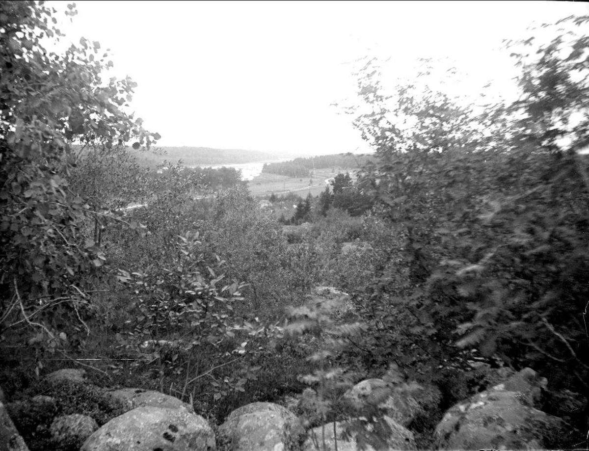 Landskapsvy, Skederids socken, Uppland 1927