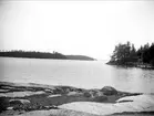 Kalmarviken i Björkfjärden i Mälaren, Kalmar socken, Uppland i april 1918