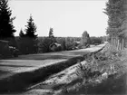 Väg i Läby, Björklinge socken, Uppland september 1933