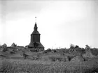 Klockstapeln vid Gryta kyrka, Gryta socken, Uppland 1927