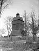 Börje kyrkas klockstapel, Börje socken, Uppland maj 1916