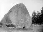 Flyttblock, Åkerby, Svinnegarans socken, Uppland 1934