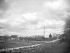 Litslena kyrka med omgivning, Litslena socken, Uppland maj 1919