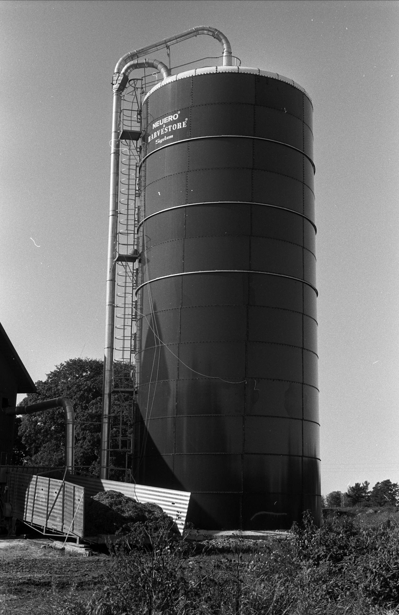 Silo, Almunge prästgård, Almunge socken, Uppland 1987