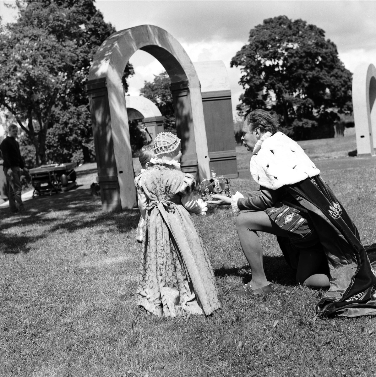 Erik XIV Sommarteater - recensionsbilder, Uppsala 1961