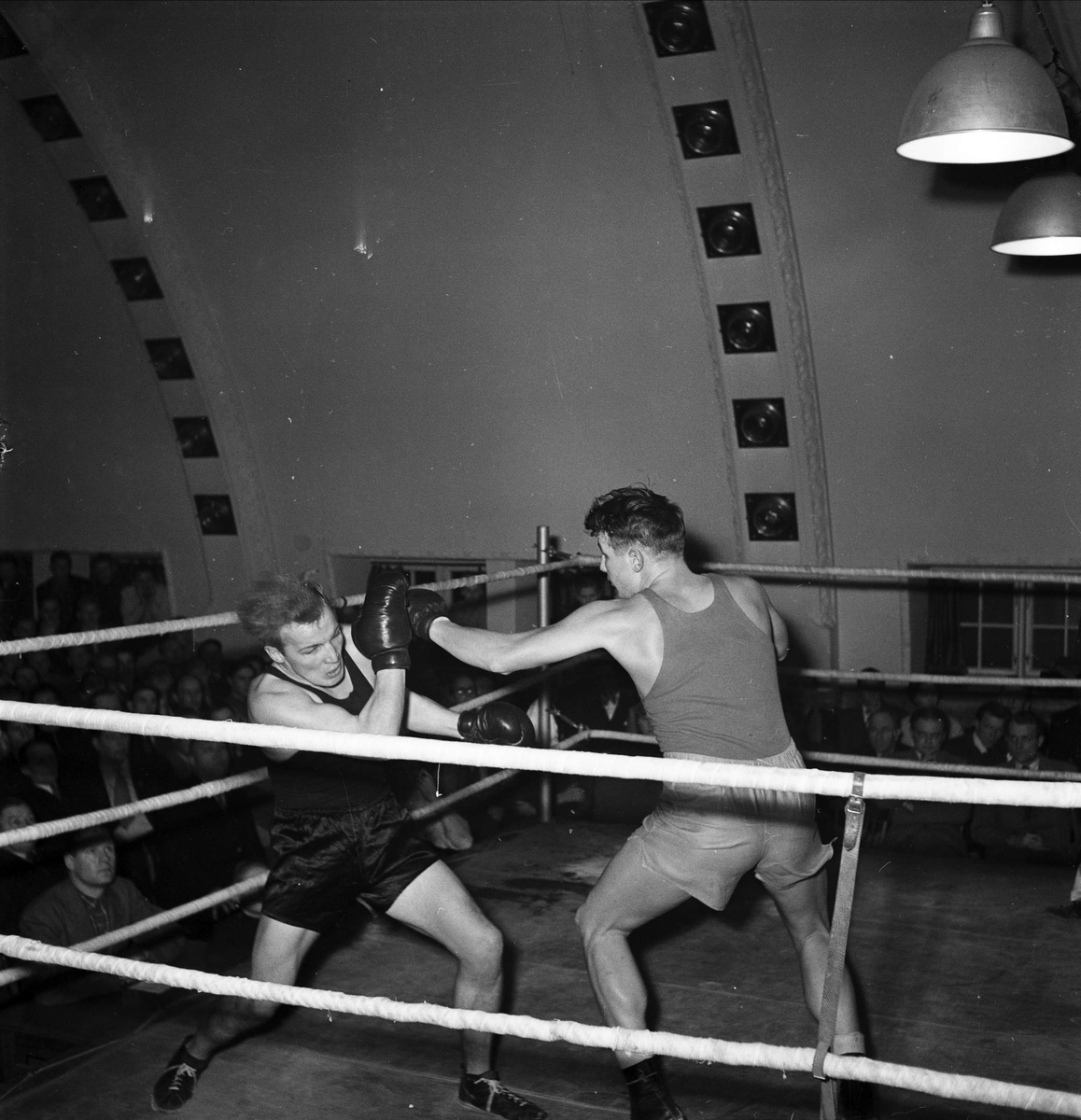 Boxningsmatch - Storm och Lilja på Bluffen, Uppsala