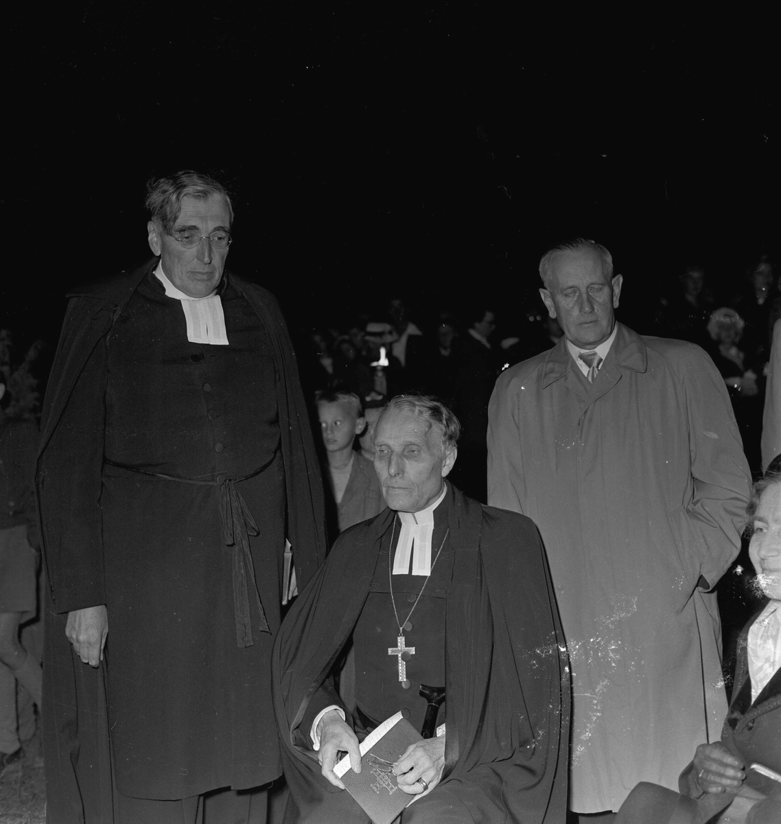 Invigning av Märsta klockstapel, Uppland september 1955