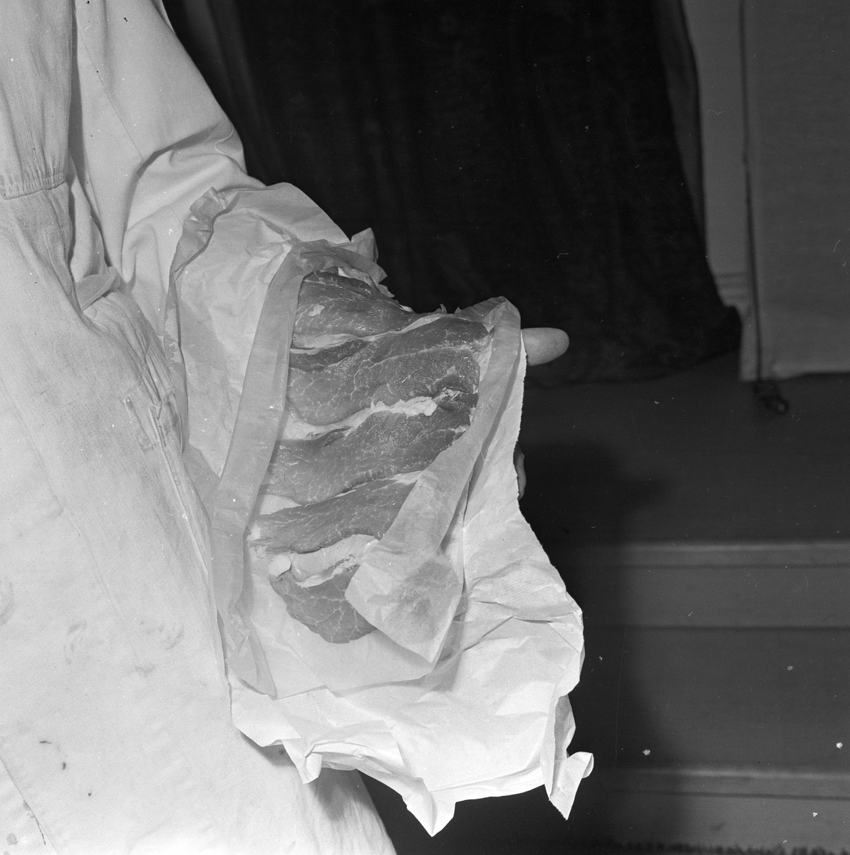Fotografen Gunnar Sundgrens ateljé, Uppsala december 1955