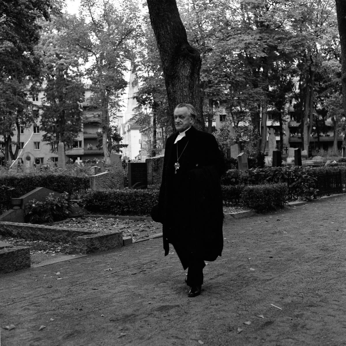 Dag Hammarskjölds begravning, Uppsala gamla kyrkogård, Kungsgärdet, Uppsala 29 september 1961