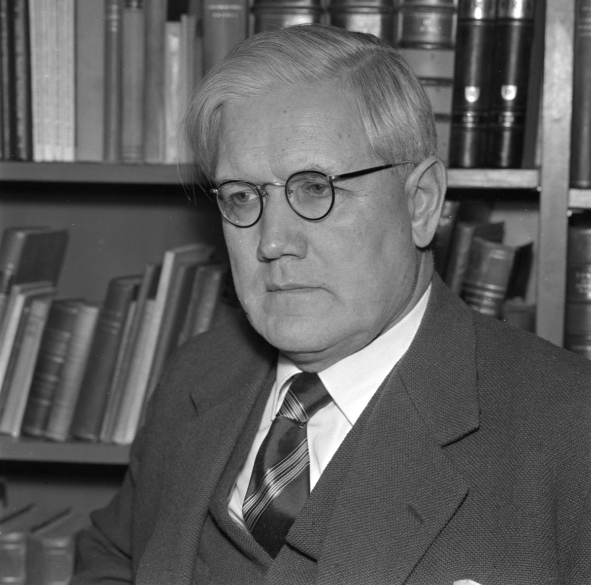 Professor Björn Collinder, Uppsala januari 1956