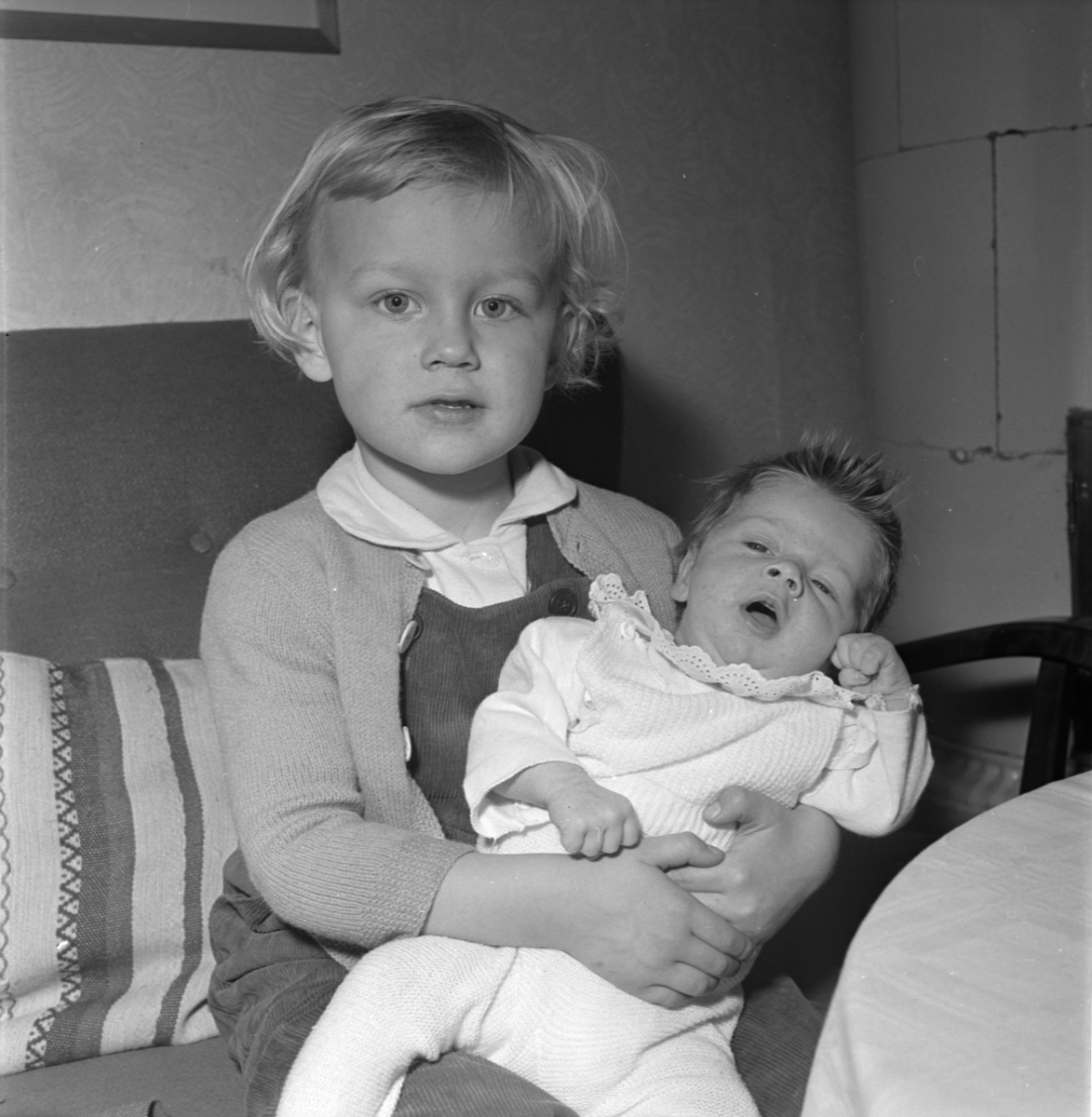 Barnen Ridderstedt i hemmet, Uppsala 1956