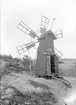 Väderkvarn - nu på friluftsmuseet Disagården - på ursprunglig plats i Ramsta socken, Uppland