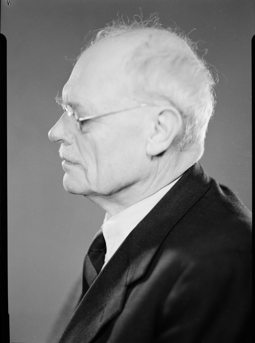 Ateljéporträtt - Axel Pettersson, Uppsala 1951