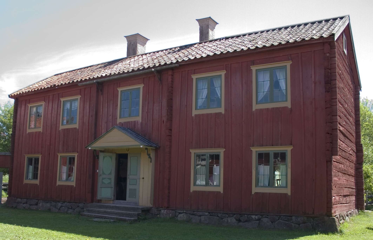 Mangårdsbyggnad i Gränbygården, på friluftsmuseet Disagården, Gamla Uppsala, Uppsala.