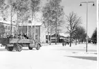 Fallskärmsjägarskolan i Karlsborg 1950-tal.Inryckning.