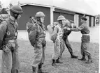 Fallskärmsjägarskolan i Karlsborg 1954.