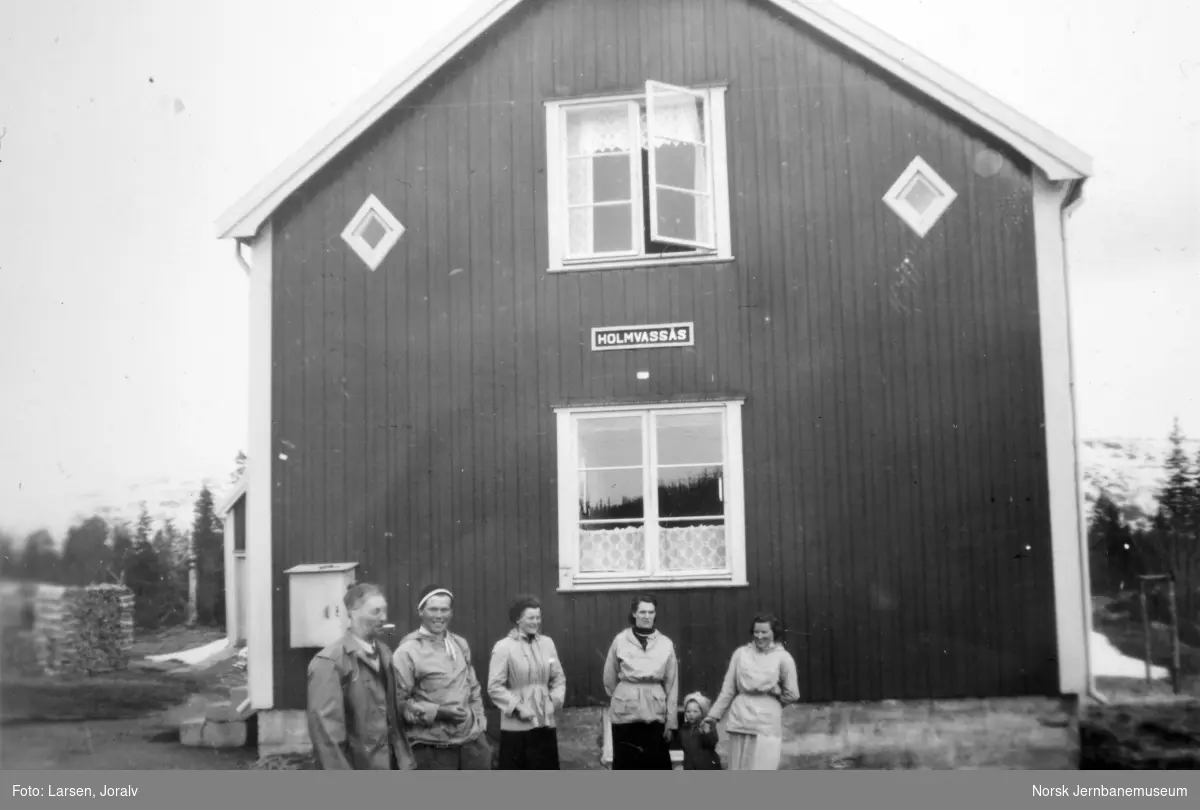 Ekspedisjons-/vokterboligen på Holmvassås holdeplass