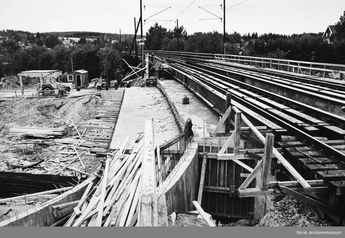 Bygging av undergang for Strømsveien i Sagdalen