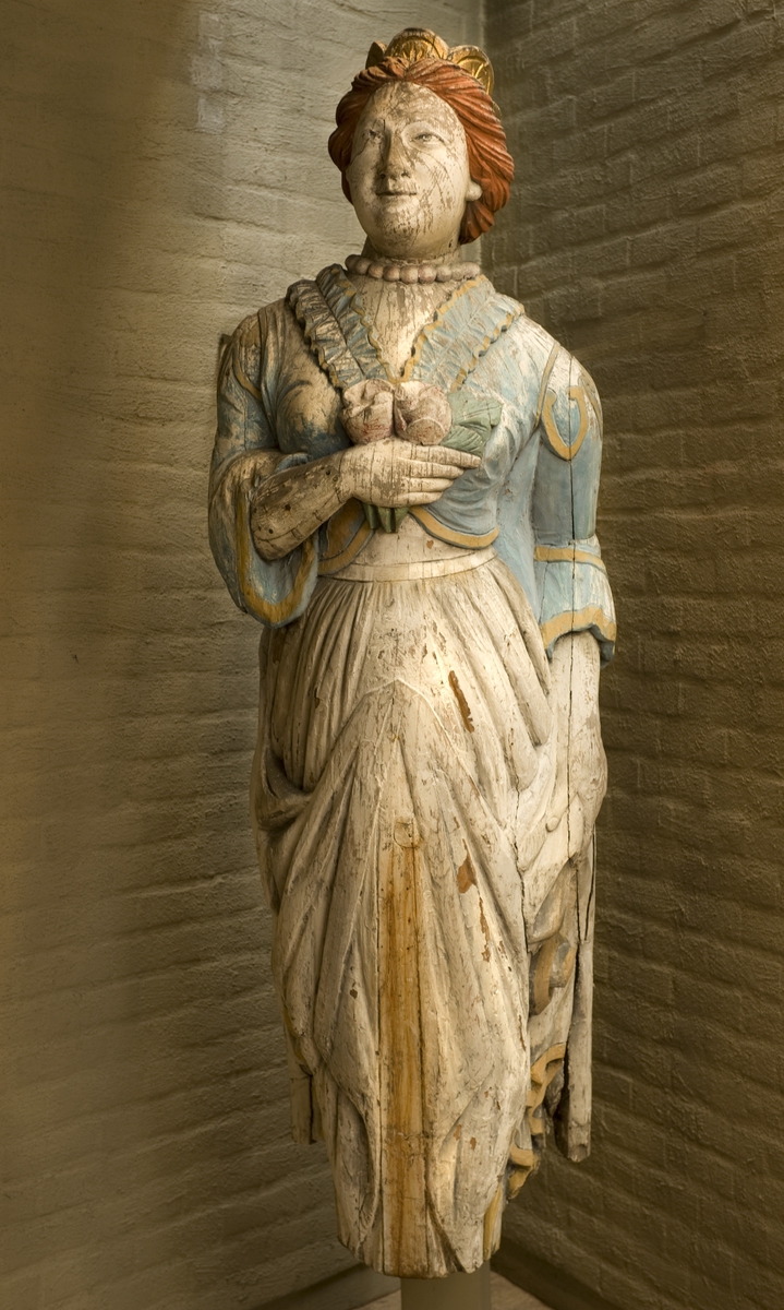 Gallionsfigur fra skipet Queen Victoria. Figuren skal sannsynligvis forestille Dronning Victioria av Storbritannia.
