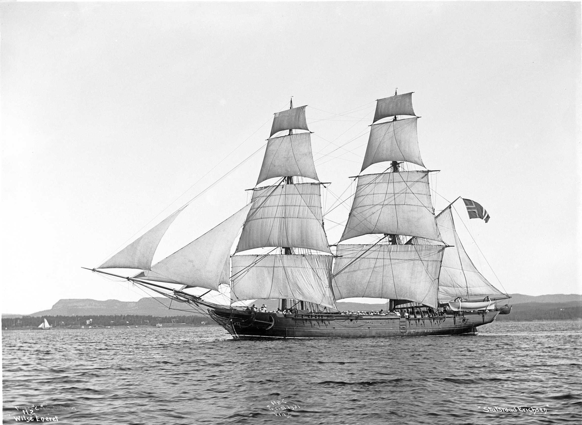 Statsraad Erichsen (b. 1859, Karljohansvern verft, Horten), skoleskip
