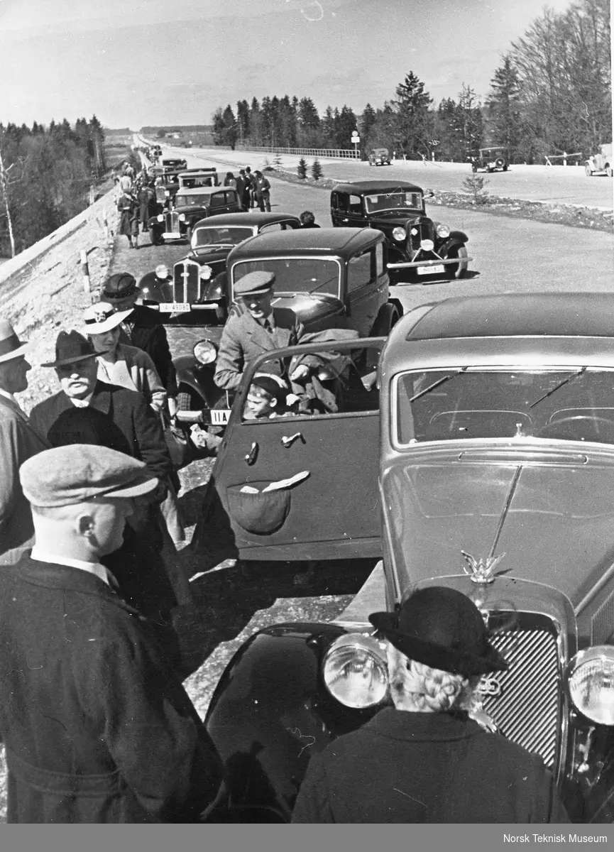 Weekend-trafikk på autobahn München-Salzburg, 1939