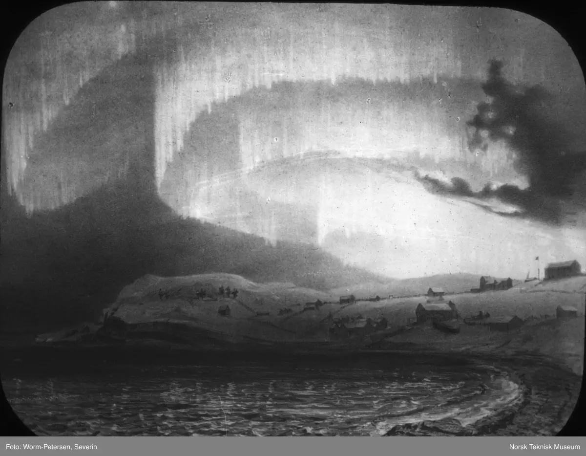 Nordlys observasjoner i Bossekop nordø 21. Jan. 1839