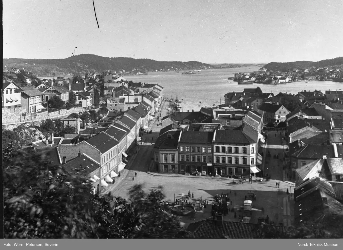 Panorama over Arendal.